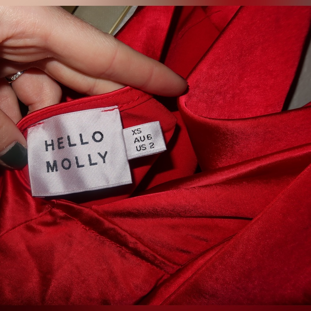 MY ROMANTICIST DRESS RED- XS - Picture 2 of 6